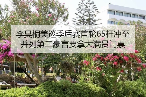 李昊桐美巡季后赛首轮65杆冲至并列第三豪言要拿大满贯门票